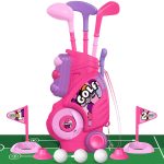 Fun Kids Golf Toy Set W/ Putting Mat