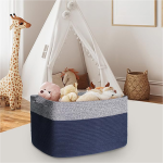 Foldable Cotton Rope Storage Basket