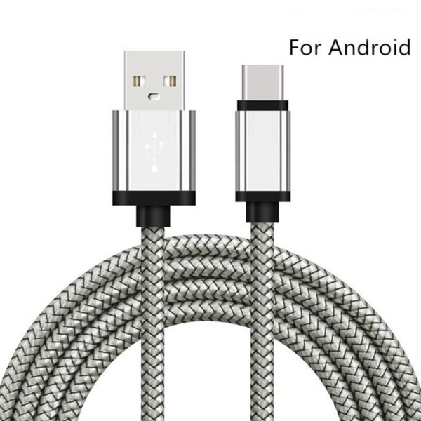 Durable Nylon Braided USB Cable for Fast Charging & Sync