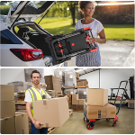 Heavy Duty Folding Metal Hand Truck for Cargo Transport