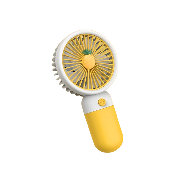 Mini portable handheld usb charging fruit electric fan