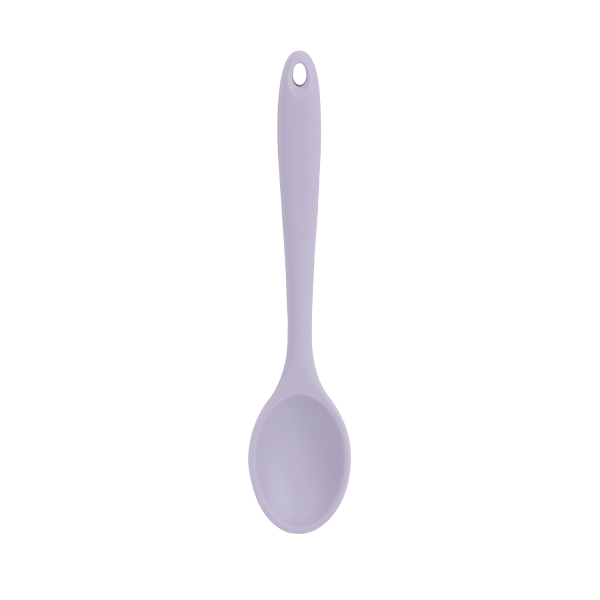 One-piece food-grade kitchen cooking silicone spoon