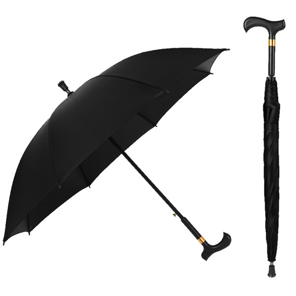 Sturdy Multi-function Auto Long Handle Umbrella-Compact