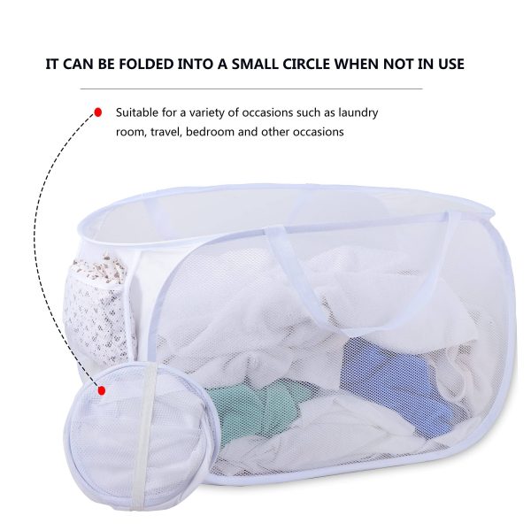 Foldable Bathroom Storage Basket - Home Laundry Hamper