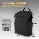 Ventilated Golf Shoe Bag w/ Zipper & Pockets - Unisex