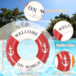 Anchor-Style PVC Inflatable Swim Ring & Lifebuoy