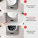 LED Smart Italian Pour-Over Coffee Scale w/ Auto-Timer