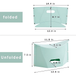 Plastic Stool with Storage Multifunctional Portable Folding