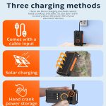 20000mAh Solar Phone Charger w/ LED Flashlight