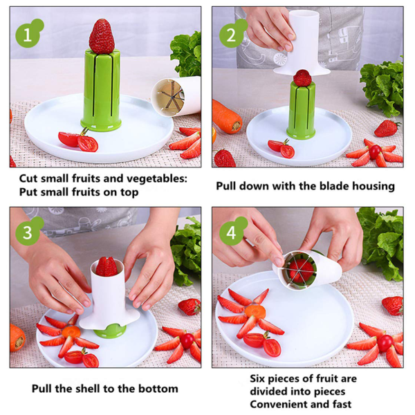 Multi-Function Stainless Steel Manual Fruit/Veggie Slicer