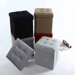 2-in-1 Foldable Stool with Hidden Storage Space