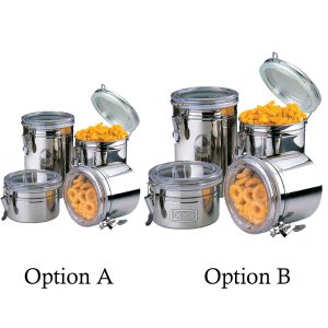 Stainless Steel Airtight Storage Canister Set