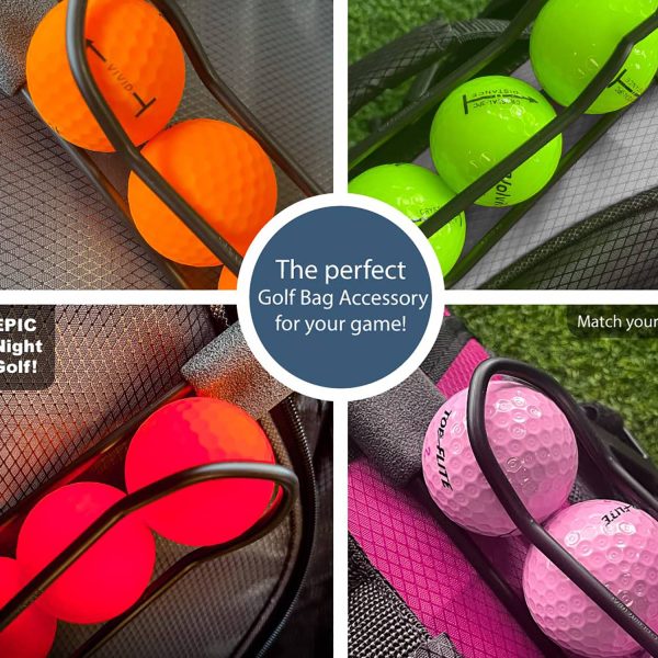 Quick-Access Portable Golf Ball Holder For Outdoor Training