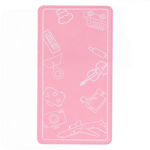 Foldable Adjustable Leather Phone Holder for Home & Travel