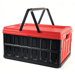 Foldable Stackable Plastic Storage Bin for Car Outdoor
