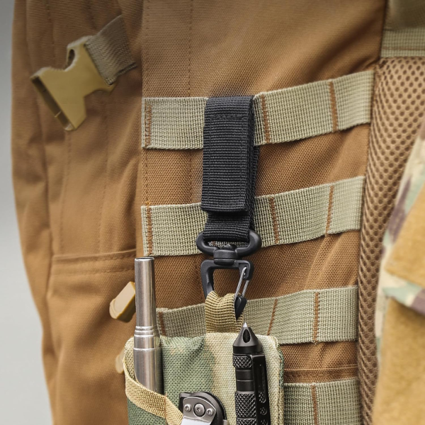 Outdoor Nylon Webbing Hook & Tactical Glove Clip