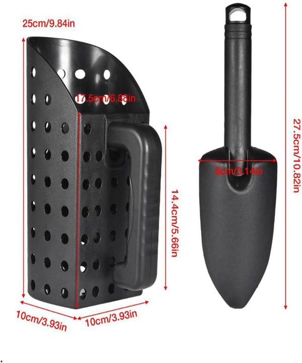Beach Treasure Hunt Sand Sifter & Shovel Set
