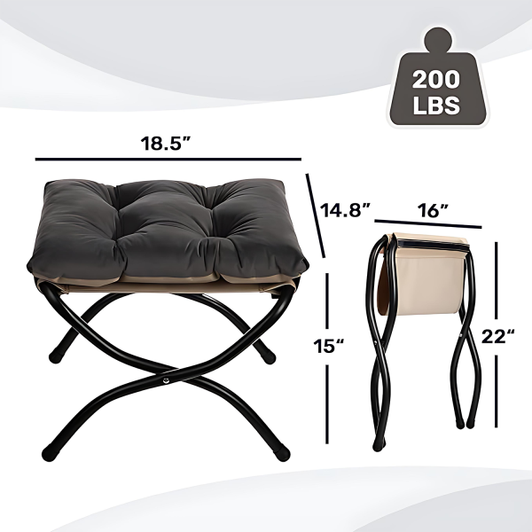 Foldable Footrest Stool for Office & Nap