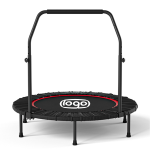 Foldable Exercise Trampoline-Home Fitness Rebounder Workout