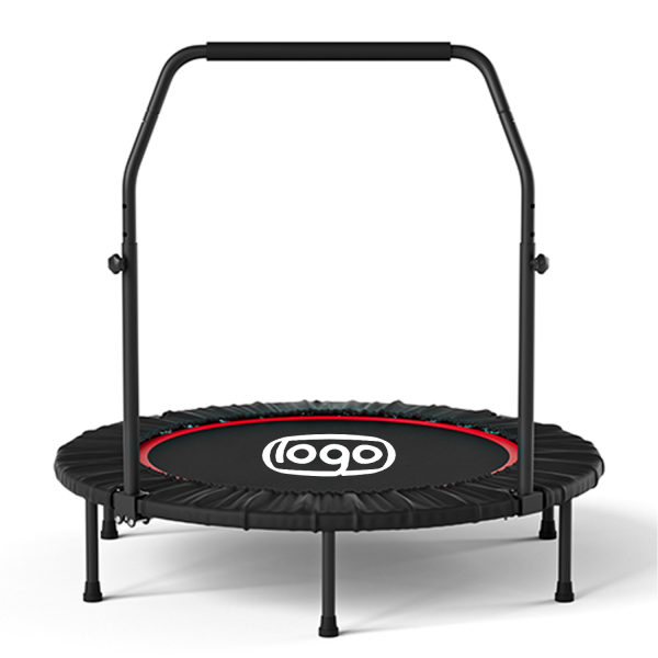 Foldable Exercise Trampoline-Home Fitness Rebounder Workout