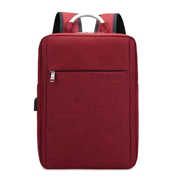 Men's Business Laptop Backpack w/ USB Charging Port