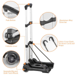Portable Foldable Outdoor Hand Truck for Luggage & Cargo