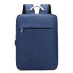 Men's Business Laptop Backpack w/ USB Charging Port