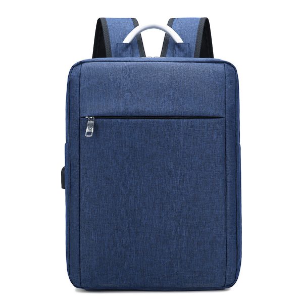 Men's Business Laptop Backpack w/ USB Charging Port