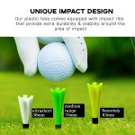 Wear-Resistant Plastic Golf Tees For Better Stability