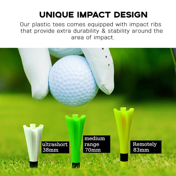 Wear-Resistant Plastic Golf Tees For Better Stability