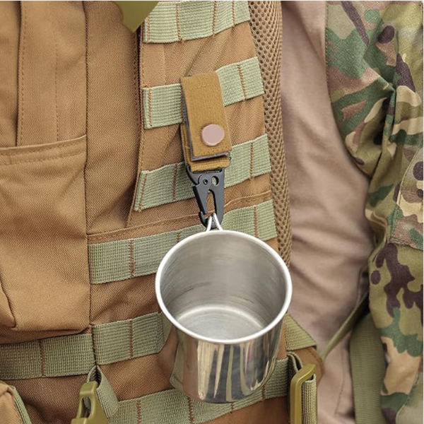 Outdoor Nylon Webbing Hook & Tactical Glove Clip