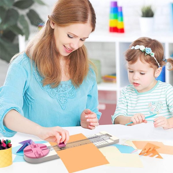 4 Styles Craft Paper Cutter w/ Measuring Function