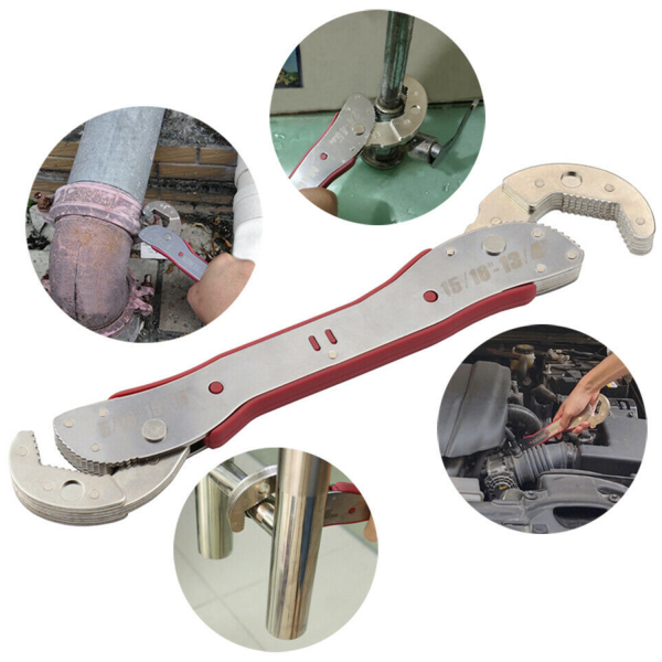 Multi-function Adjustable Auto-Ratcheting Gear Wrench