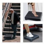 Space-Saving Half-Step Ladder-Sturdy Design