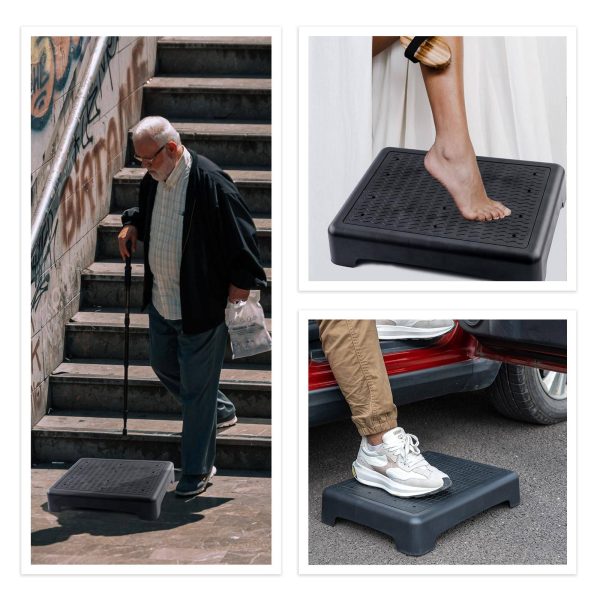 Space-Saving Half-Step Ladder-Sturdy Design