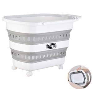 Foldable Wheeled Shopping Cart - Lightweight & Portable