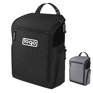 Ventilated Golf Shoe Bag w/ Zipper & Pockets - Unisex