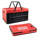 Foldable Stackable Plastic Storage Bin for Car Outdoor