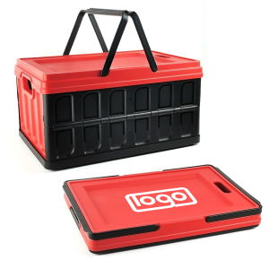 Foldable Stackable Plastic Storage Bin for Car Outdoor