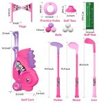 Fun Kids Golf Toy Set W/ Putting Mat