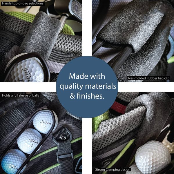 Quick-Access Portable Golf Ball Holder For Outdoor Training