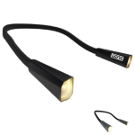 Flexible Foldable LED Neck Book Light w/ USB Charging