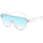 Vintage Semi-Round Oversized UV400 Sunglasses