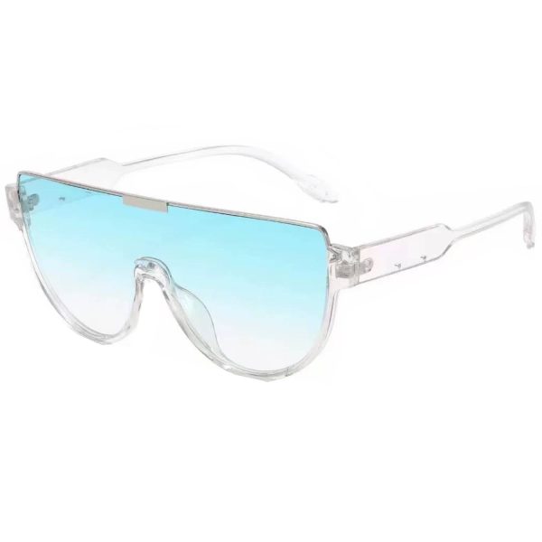 Vintage Semi-Round Oversized UV400 Sunglasses
