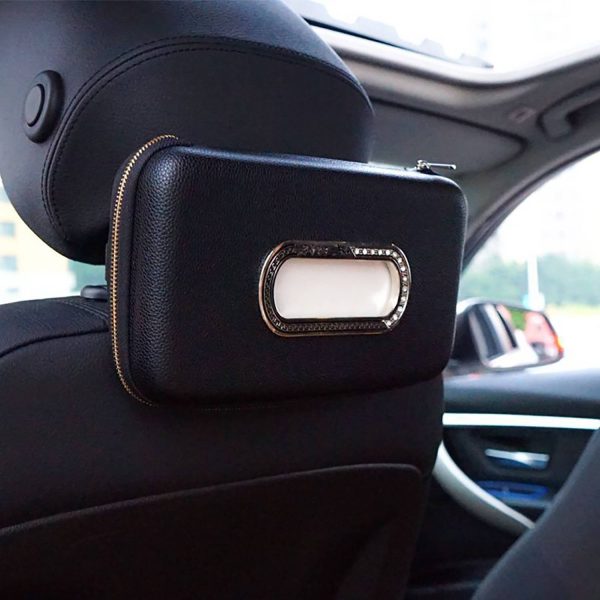 Tissue Box Holder for Car Seat and Visor