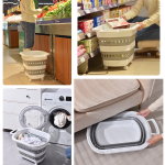 Foldable Wheeled Shopping Cart - Lightweight & Portable