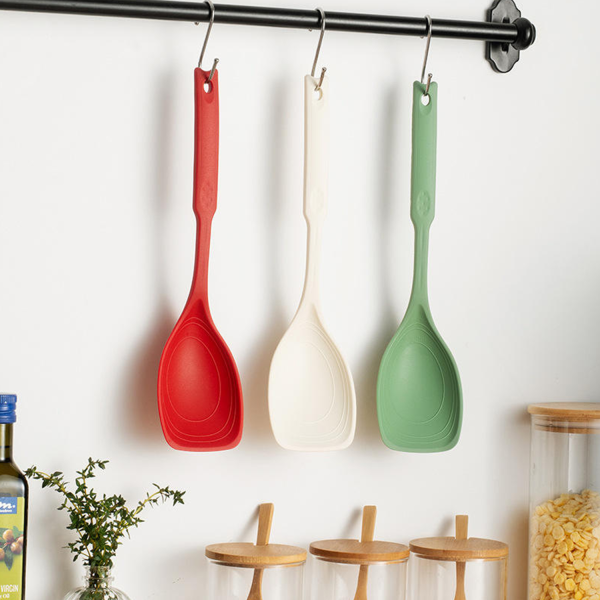Multi-Purpose Silicone Spoon & Spatula Kitchen Tool