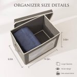 Foldable Fabric Storage Bin w/ Window