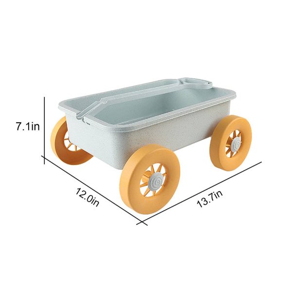 Durable Kids' Pull-Along Sand Play Cart