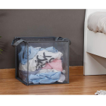 Home Foldable Laundry Basket - Airy Mesh Storage Bag